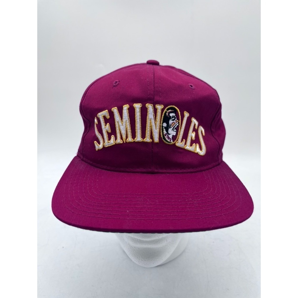 VTG Florida State Seminoles Cap Snap Back Red NCAA Football Starter 90s One Size